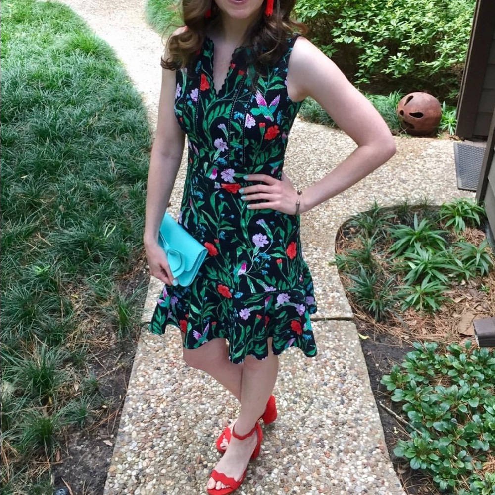 SOLD Kate Spade Hummingbird Dress - Picture 6 of 6